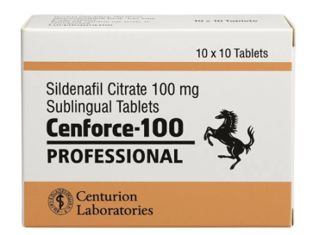 Cenforce Professional 100 mg sublingual self-dissolving tablet blister pack