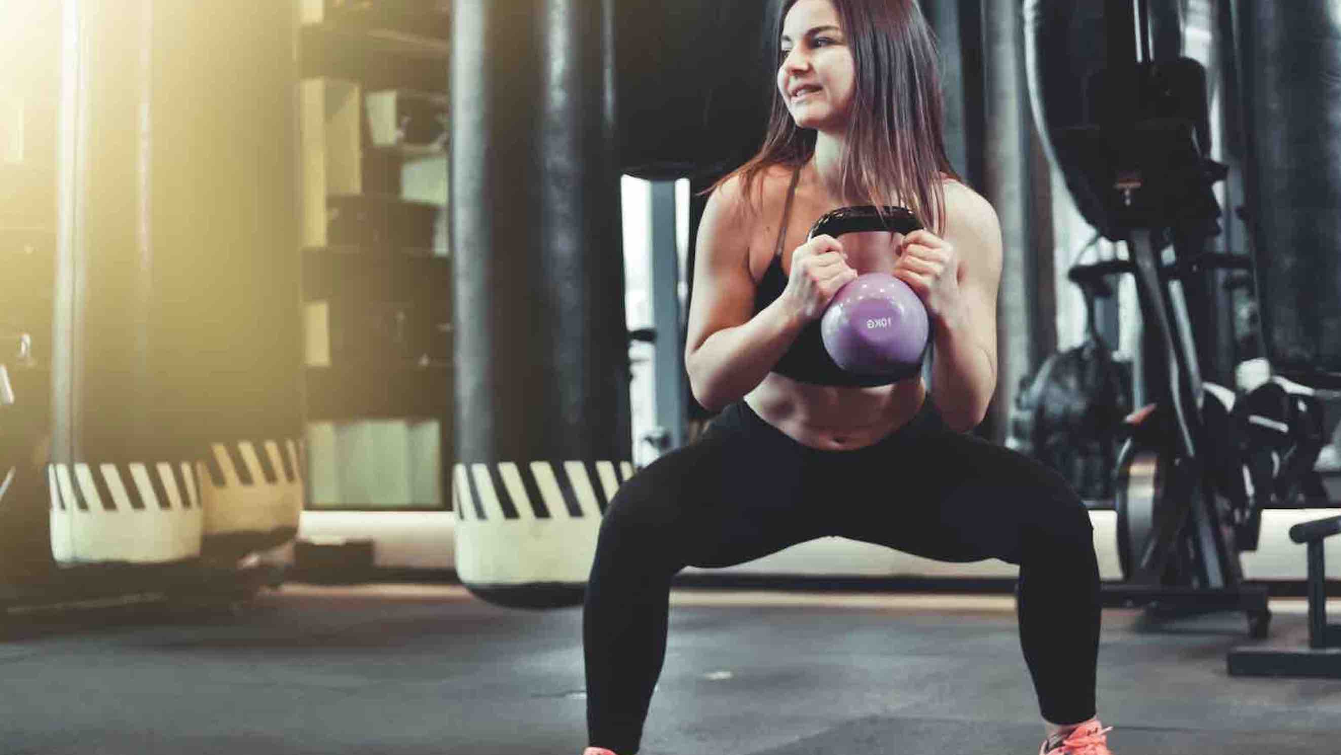 lady at gym