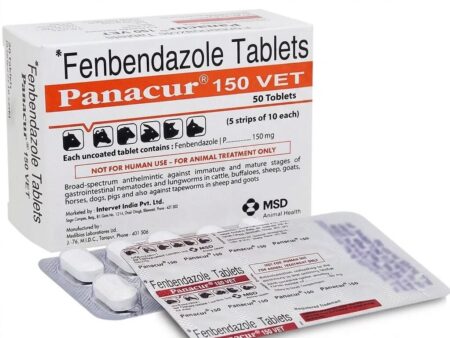 Box of Panacur 150 VET Fenbendazole tablets, a veterinary anthelmintic agent often discussed alongside alternative anti-parasitic options in Australia.