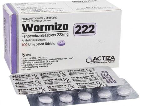 Wormiza 222mg Fenbendazole tablets, a broad-spectrum anthelmintic agent compared alongside alternative anti-parasitic options in Australia.
