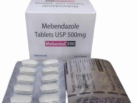 Mebentel 500mg tablets containing Mebendazole