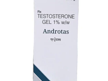 Androtas Gel 37.5g topical testosterone treatment container available at 24 Hour Meds Australia